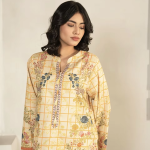 งานปักแฟนซีสไตล์ดั้งเดิม sarara kurta กับ dupatta สำหรับงานปาร์ตี้สวมใส่กับ salwar kameez - Product Image 1