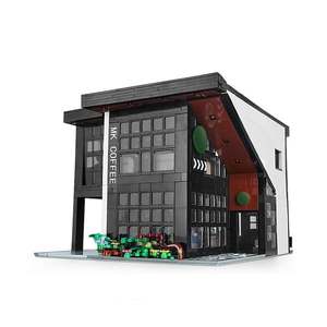 Bloques de Construcción de Plástico DIY para Cafetería Moderna, Escala 1:8, 2728 Componentes, Diseño Creativo - Product Image 1