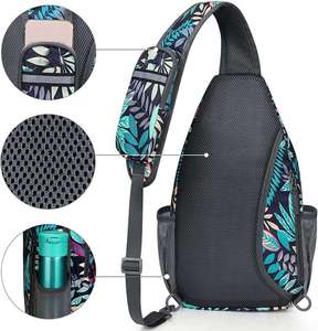 Unisex Outdoor Single Shoulder Messenger Bag with Custom Print Sublimation Design Body Chest <b>String</b> Sling Custom Logo - Product Image 5