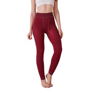Leggings de Yoga de Cintura Alta para Mujer, Color Sólido, Personalizables al por Mayor, Control de Abdomen, Alta Elasticidad, Transpirables, de Secado Rápido, Sin Costuras, para Gimnasio - Product Image 1