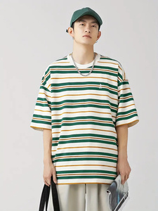 Fabricante directo 100% algodón camisetas de los hombres de calidad superior y duradero para uso al aire libre 260 gramos peso de la tela - Product Image 4