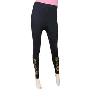 เสื้อเจอร์ซีย์รัดรูปสีดำพิมพ์ลายสำหรับผู้หญิง Chase Value ไซส์ M - Product Image 1