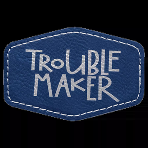 Parches de polipiel 2025 personalizados de alta calidad, parches de sombrero en blanco, forma rectangular, capacidad láser, diseño de corazón de flores para coser - Product Image 4