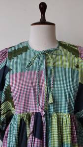 Vestido Floral de Verano para Mujer, Casual, Hasta la Rodilla, Estilo Bohemio, Tejido, Ecológico, Estampado a Mano - Product Image 2