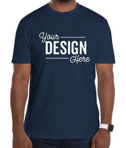 Camiseta de Manga Corta para Hombre, Corte Ajustado, 100% Algodón, Impresión Personalizada con Logotipo Frontal, Estilo Casual Elegante, Serigrafía - Product Image 3