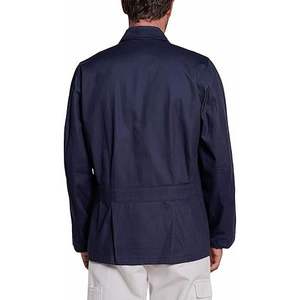 Veste de travail unisexe bleu foncé CBF Balducci Group, vêtement industriel durable, fabriqué en Albanie - Product Image 2