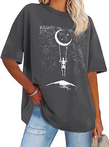 Camiseta de Lona de Algodón Extra Grande para Mujer, Logotipo Personalizado, Camiseta Moderna de Corte Regular, Ecológica, Transpirable y de Secado Rápido para Boutique - Product Image 4