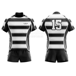 Uniforme de Rugby Sublimado de Secado Rápido, Ecológico, 100% Poliéster, Ligero, para Adultos, Transpirable, de Fabricante Pakistaní - Product Image 1