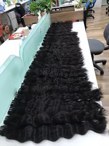 Haute Qualité Naturel Ondulé Trame Vierge Remy Extension De Cheveux Double Machine Tissage De Cheveux Humains - Product Image 6