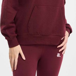 Détaillant personnalisé Ensemble de survêtements d'hiver 100% coton épais à séchage rapide et respirant pour femmes - Product Image 5