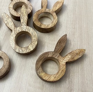 Anillos de Servilleta de Bambú Estilo Rústico, Ecológicos, Hechos a Mano, Decoración para Mesa de Boda - Product Image 1