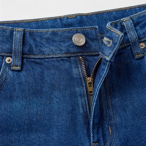 Jeans de Mezclilla Rectos de Alta Calidad para Mujer, Pantalones de Mezclilla de Moda Personalizados al por Mayor, Pantalones de Mezclilla Casuales, Ropa de Calle Moderna - Product Image 4