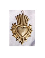 Collier avec pendentif Cœur Sacré de Jésus, pendentif en métal, scapulaire, bijoux catholiques