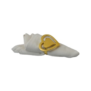 Nouvelle arrivée Rond de serviette en métal design de meilleure qualité Porte-papier de soie Anneau de serviette pour le dîner Article de décoration de table - Product Image 3