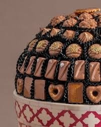 Bol en nacre, bol à dessert au chocolat, incrustation d'os, support à dessert en nacre, plateau à gâteau, bols de service pour chocolat - Product Image 3