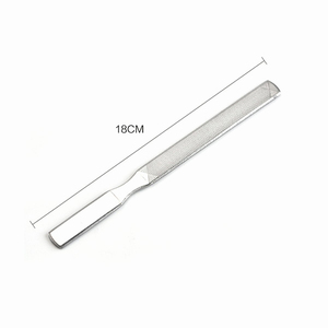 Lime à ongles en acier inoxydable lime à ongles en métal tampon ongles ongles de pieds limes de manucure Salon tampon à ongles pour la beauté - Product Image 2