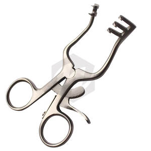 Retractor WEITLANER autoretención 130 mm 5,18 "3x2 puntas semi afiladas instrumentos médicos veterinarios quirúrgicos retractores Adson - Product Image 1