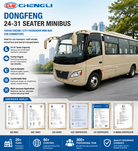 24-31 Seater Minibus Yuchai Engine Dongfeng City Passenger Mini Bus For Commuters - Product Image 1