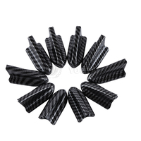 10 pièces voiture becquet requin becquet EVO PP toit ailerons de requin becquet aile Kit pâte Type décoration