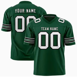 เสื้ออเมริกันฟุตบอลแบบใหม่สั่งทำขายส่ง คุณภาพสูง ผ้าตาข่าย สไตล์สตรีทแวร์ ย้อนยุค แบบฟุตบอล สำหรับผู้ชายและผู้หญิง - Product Image 4