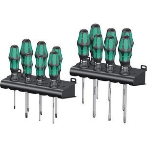 Juego de Destornilladores WERA Kraftform Big Pack 300 de 14 Piezas, Ranurado/PH/PZD/TX, Mango de 2 Componentes, Punta Redonda - Product Image 1