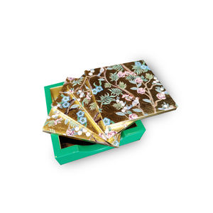 VietnamFactory hecho a mano ecológico lacado servilletero anillo posavasos Material Natural tradicional artesanía VietnamCrafts - Product Image 1