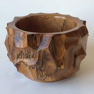 Bol de cuisine artisanal en corne de style animal, rond, objet d'art, collectionnable, écologique, HF Industries - Product Image 5