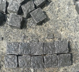 Chittor Đen Ấn Độ đá vôi Cobble đá pavers bền hiện đại ngoài trời lát tấm cho đường lái xe lối đi vườn công viên bên ngoài - Product Image 3