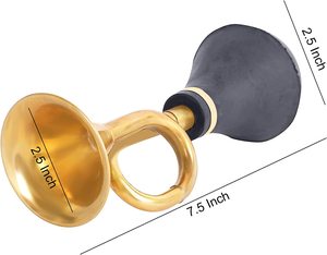 Corne de Taxi en laiton de qualité supérieure/corne à double fonctionnement poli brillant pour la décoration corne de chasse/corne en laiton de cyclisme en gros - Product Image 2