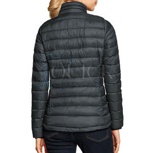 Chaquetas acolchadas de invierno para mujer Forro de nailon de punto a prueba de viento Ecológico Transpirable Bajo MOQ - Product Image 4