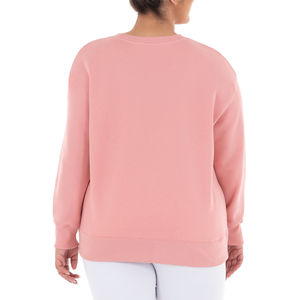 Sudaderas lisas de gran tamaño con cuello redondo para mujer sin capucha, sudadera, ropa de calle de invierno para mujer, sudaderas para mujer - Product Image 2