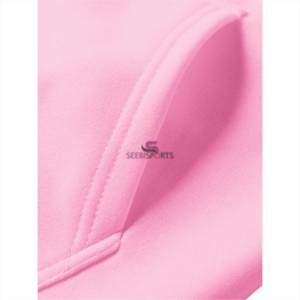 Chándal de algodón 100% de alta calidad para mujer, chándal liso de dos piezas de gran tamaño - Product Image 2