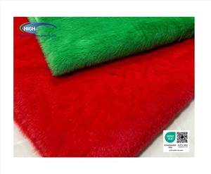 Vonnel Acrylic Rabbit Faux <b>Fur</b> Fabric K10/13mm Single Side Mink Faux <b>Fur</b> Fabric Dyed Directly for Garment Toy - Product Image 5