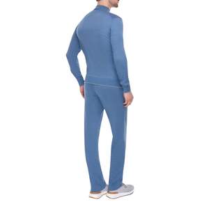 Ropa deportiva de alta calidad para hombre, chándal cálido con cremallera completa, conjunto deportivo, chándal informal, logotipo personalizado - Product Image 4