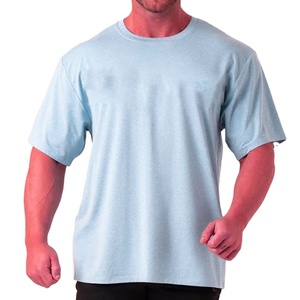 Camiseta Deportiva Personalizada de Color Liso, Corte Regular, 100% Algodón Ecológico, Transpirable, para Entrenamiento, Fitness, Atlética, Larga y Corta - Product Image 2