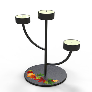 Royal <b>Tree</b> Bark 3 Tealight Iron <b>Candle</b> Holder for Easter for Dining Table Centerpiece Coffee Table Elegant Metal Royal <b>Candle</b> - Product Image 3