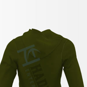 Sudaderas con capucha y cremallera completa para mujer, cálidas para invierno, con logo personalizado frontal, ecológicas y de secado rápido, para uso casual. - Product Image 3