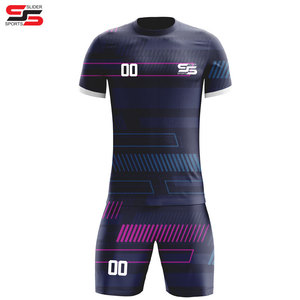 Séchage rapide logo personnalisé 100% polyester respirant uniformes de football imprimé vêtements de football kit d'entraînement - Product Image 1
