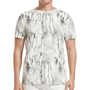 เสื้อยืดสำหรับผู้ชายเสื้อยืดผ้าคอตตอนสีทึบไหล่ตกสไตล์ดีไซน์เนอร์สำหรับผู้ชาย - Product Image 4