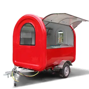 Aangepaste Kleine Standaard Concessie Fast Food Trucks Mobiele Food Trailer