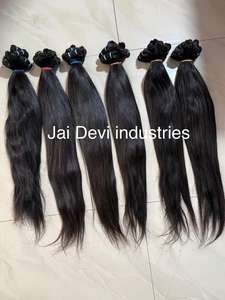 12A Raw Indian Temple Hair Sin procesar Virgen Cutícula Alineada Cabello Estilo Yaki DE LA India - Product Image 2