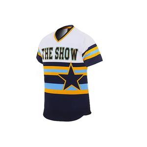 Uniforme de baseball personnalisé entièrement sublimé col en V pull-over jersey avec pantalon uni respirant du vendeur au Pakistan - Product Image 5