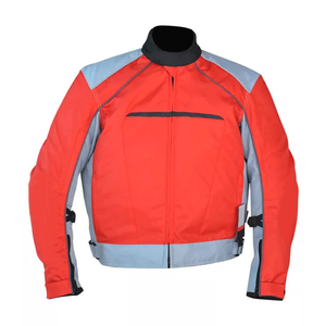 Veste d'hiver en textile Cordura blindée imperméable pour hommes pour la moto Vêtements de grande taille pour motards de randonnée bleus - Product Image 3