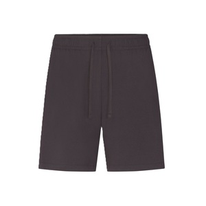 Shorts de sport pour homme en coton 100% de haute qualité, taille mi-haute, séchage rapide, pour entraînement, fitness, jogging, course à pied, motif uni - Product Image 1