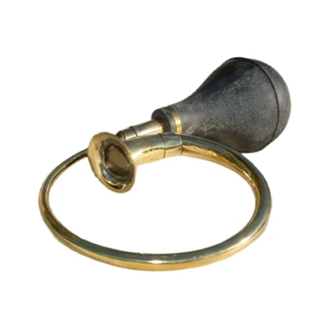 Vintage Brass Bugle Horn/Taxi Horn/Musical Instrument Bugle Horn Brass Classic Handicrafts Car Taxi Horn
