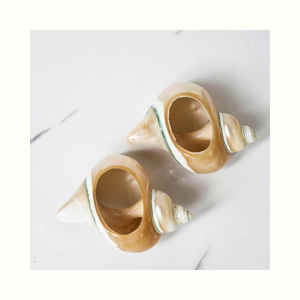 Anillo de Servilleta con Diseño de Concha Marina, Ideal para Decoración de Mesa en Eventos y Hostelería - Product Image 4