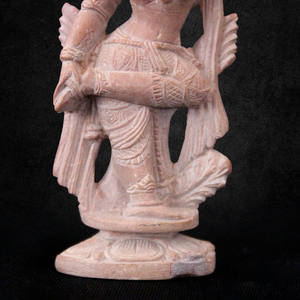 Fait à la main 4 pouces Konark Stone Carving Apsara Feature Showpiece Eco-Friendly Christmas and Diwali Decorative Item - Product Image 5