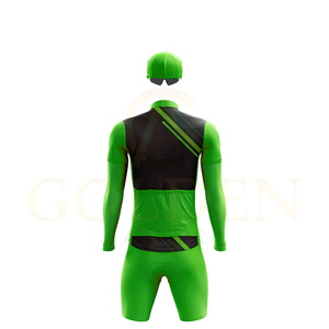 ชุดแข่งจักรยานคุณภาพสูงแบบกำหนดเอง ดีไซน์ยอดเยี่ยม ชุดยูนิฟอร์ม OEM ระบายอากาศได้ดี กางเกงขาสั้นกีฬาฤดูร้อนสำหรับผู้ใหญ่ ไซส์พลัส พร้อมโลโก้ - Product Image 5