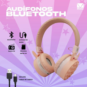 Casque Bluetooth à oreilles de chat Kawaii Pop It - Couleurs assorties - Product Image 2