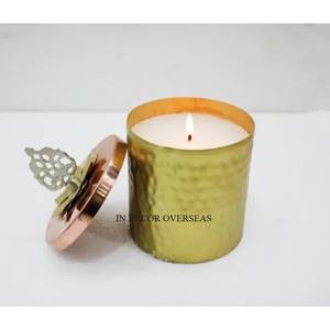 Métal de la meilleure qualité fait Unique Look attrayant Designer luxe bougie pot Table de mariage pièce maîtresse accessoires de l'Inde - Product Image 4